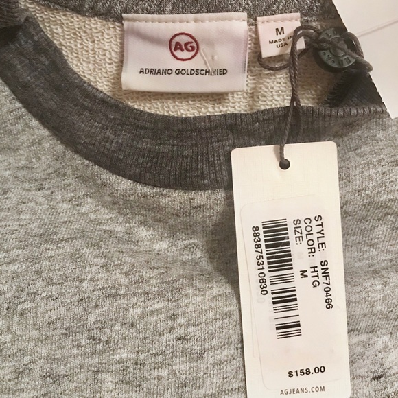 NWT AG ADRIANO GOLDSCHMIED The Gizi Sweatshirt - Picture 6 of 8